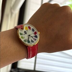 SOLD 🌈 RARE early ModCloth artist palette watch 🌈
